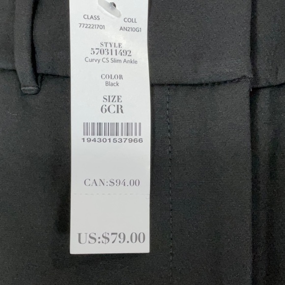 WHBM® Elle Slim Ankle Comfort Stretch Pant - Picture 3 of 7